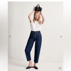 Madewell Balloon Jeans in Mapleside Wash